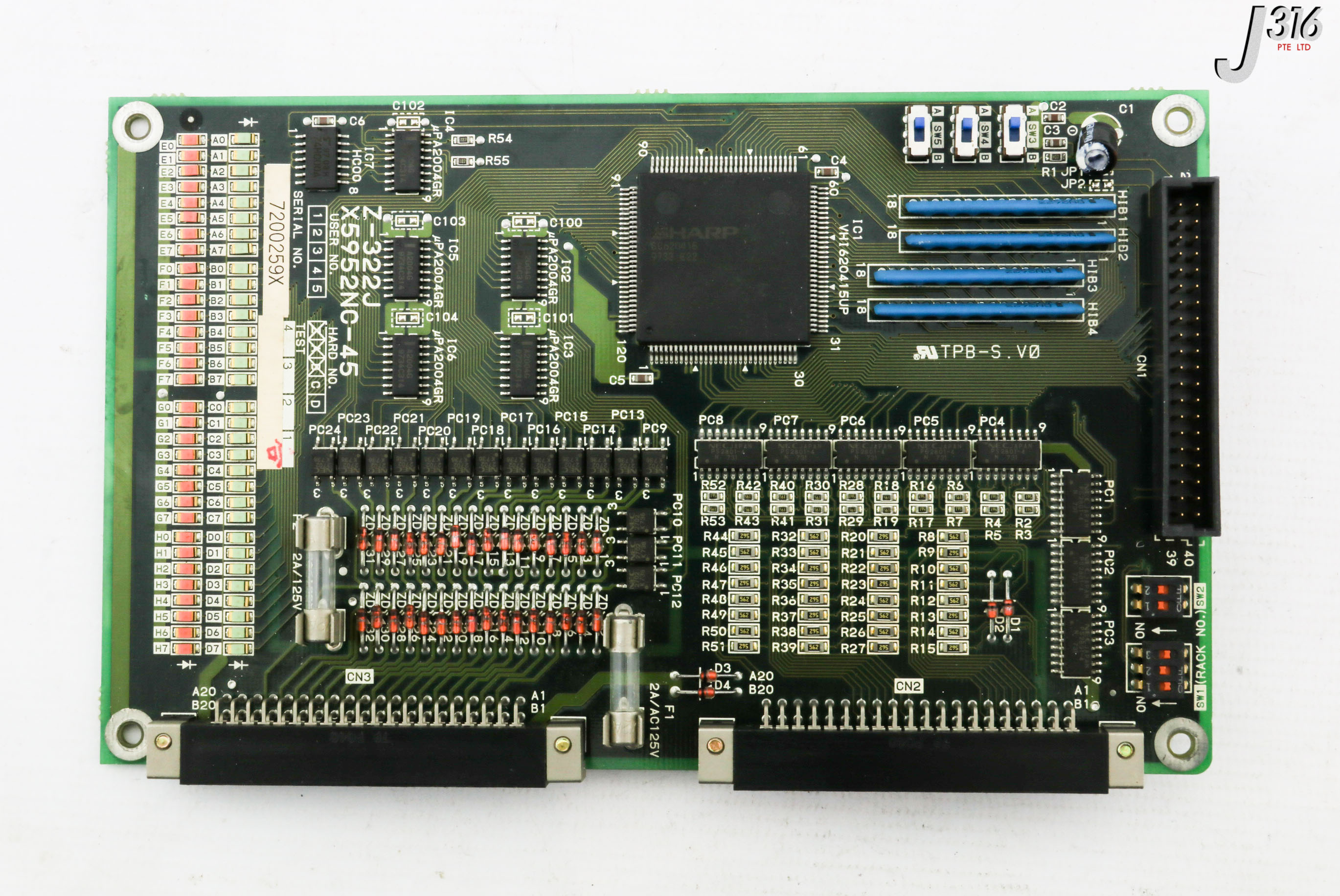 【ユウ】 33203 FUJI PCB, BARE BOARD LOADER I/O CONTROL CARD, Z-322J X5952NC